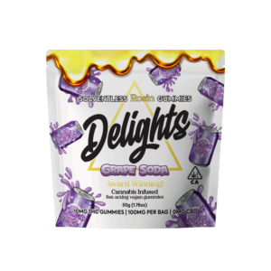 delighs gummies fruity peach punch "rosin infused"