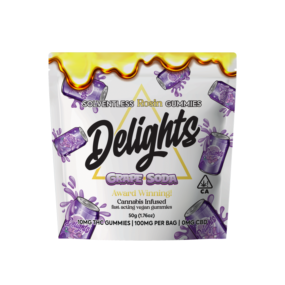 delighs gummies fruity peach punch "rosin infused" delighs gummies fruity peach punch "rosin infused"